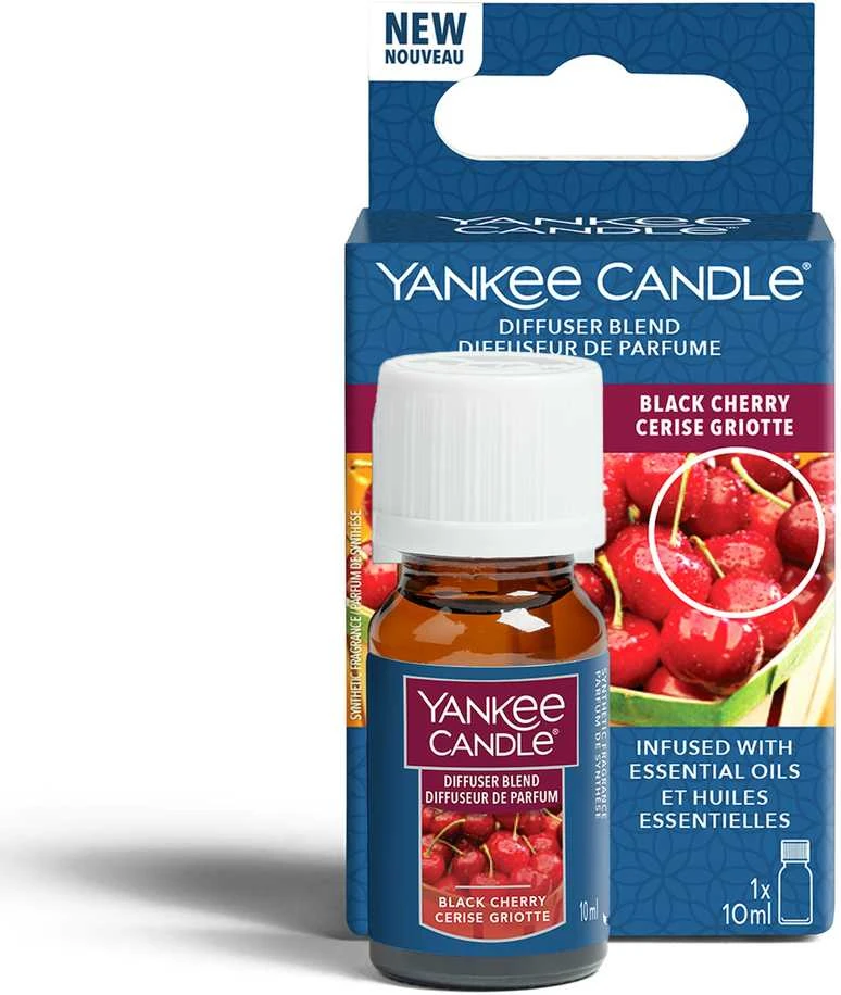 „Yankee Candle“ kvapioji žvakė „Juodas vyšnių“ kvapiųjų medžiagų mišinys, 10 ml