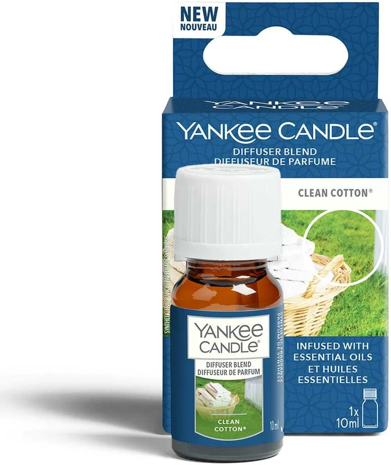 „Yankee Candle“ kvapiųjų medžiagų mišinys „Clean Cotton Mix“, 10 ml