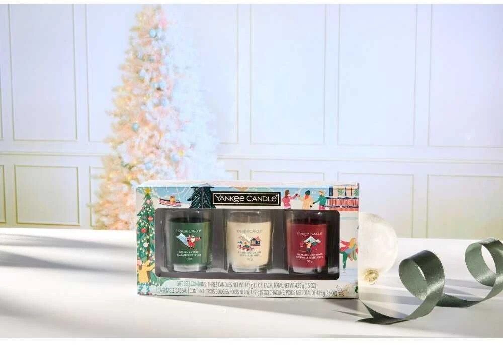 Yankee Candle Apres Ski Classic 3 stiklinių rinkinys