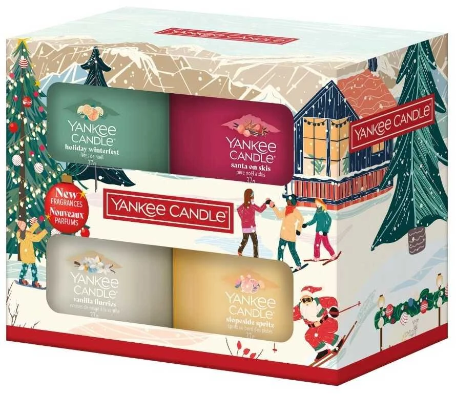 Yankee Candle žvakutės „Apres Ski Rinkinys“ 4 vnt.