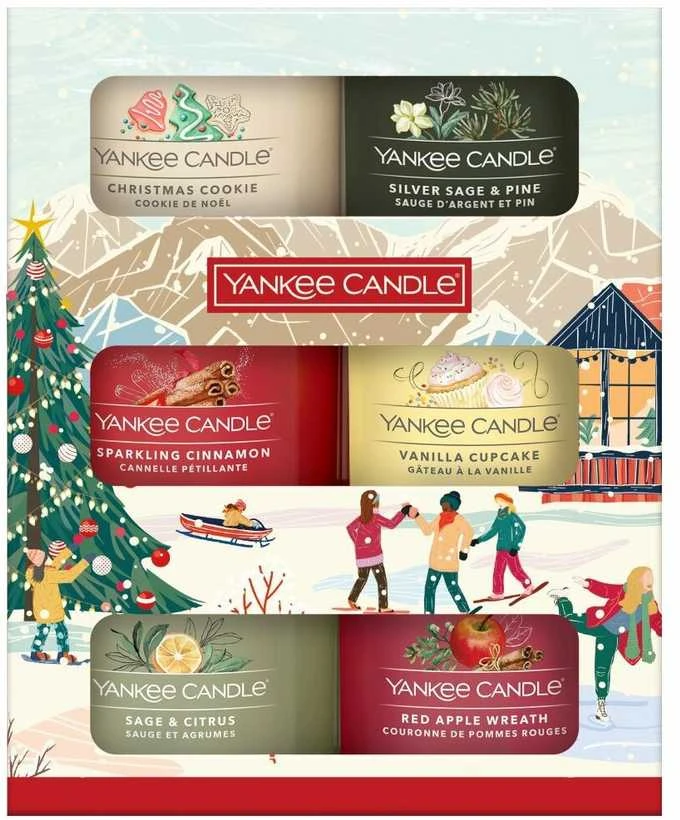 Yankee Candle žvakutės „Apres Ski Rinkinys“ 6 vnt.