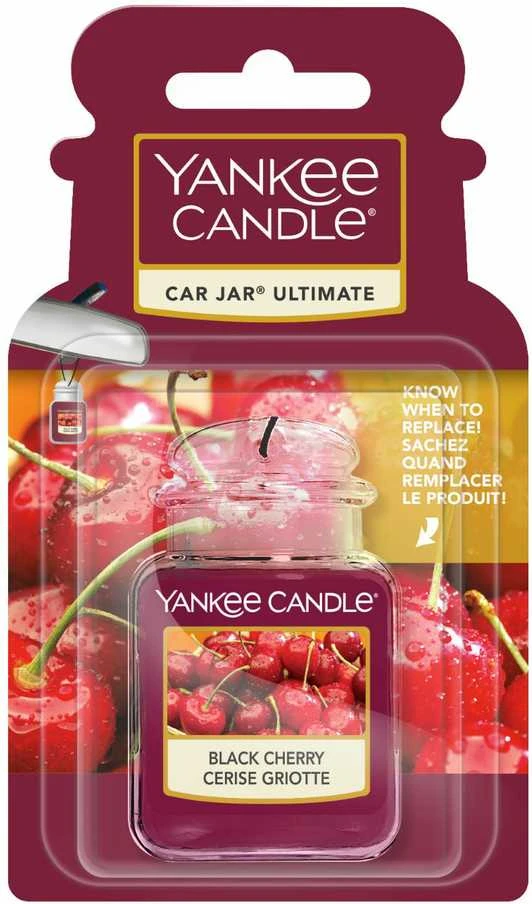 Yankee Candle Juodas Cherry Car Jar Ultimate 24 g