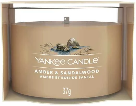Yankee Candle Amber & Sandalwood kvapioji žvakė unisex, 37 g