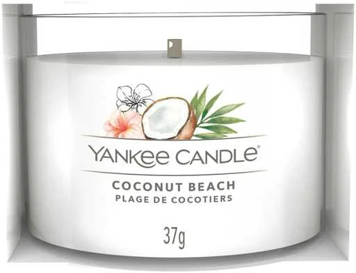 Yankee Candle Coconut Beach kvapioji žvakė, 37 g