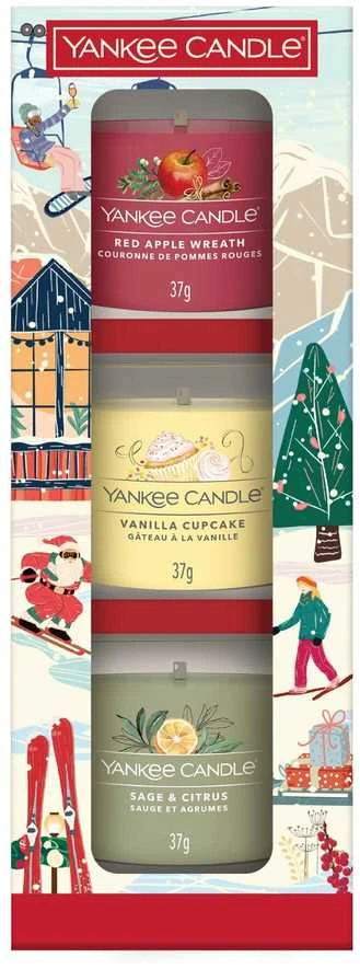 „Yankee Candle“ žvakės „Apres Ski Holiday Rinkinys“, 3 vnt., mini, świec