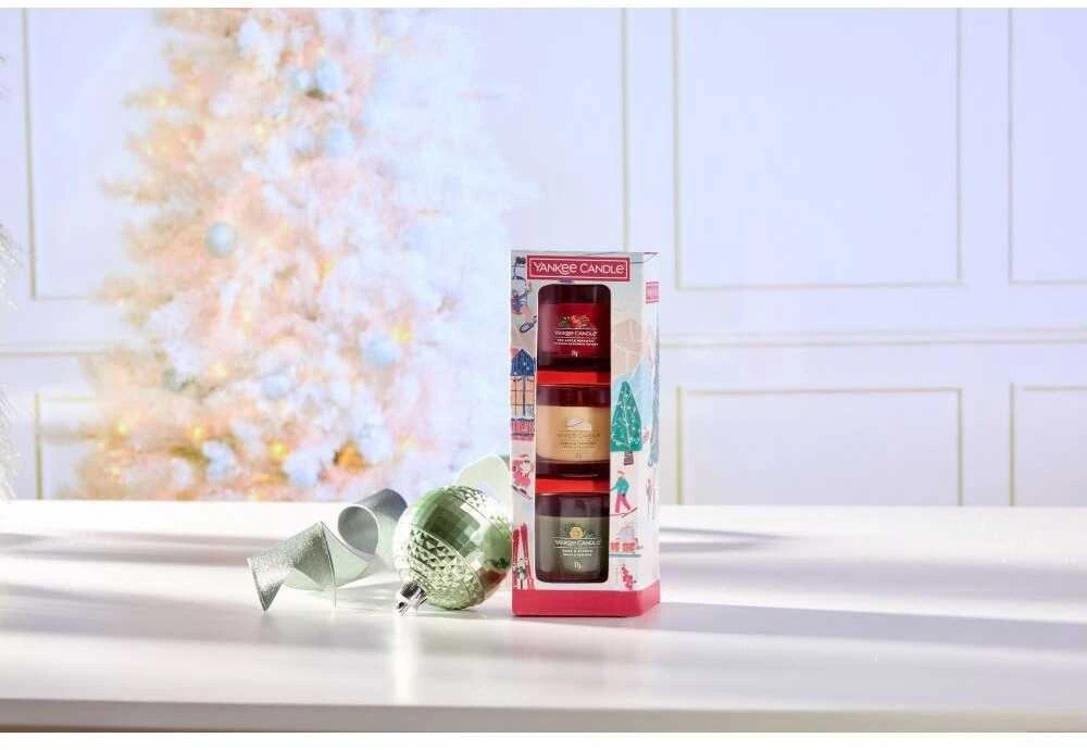 „Yankee Candle“ žvakės „Apres Ski Holiday Rinkinys“, 3 vnt., mini, świec