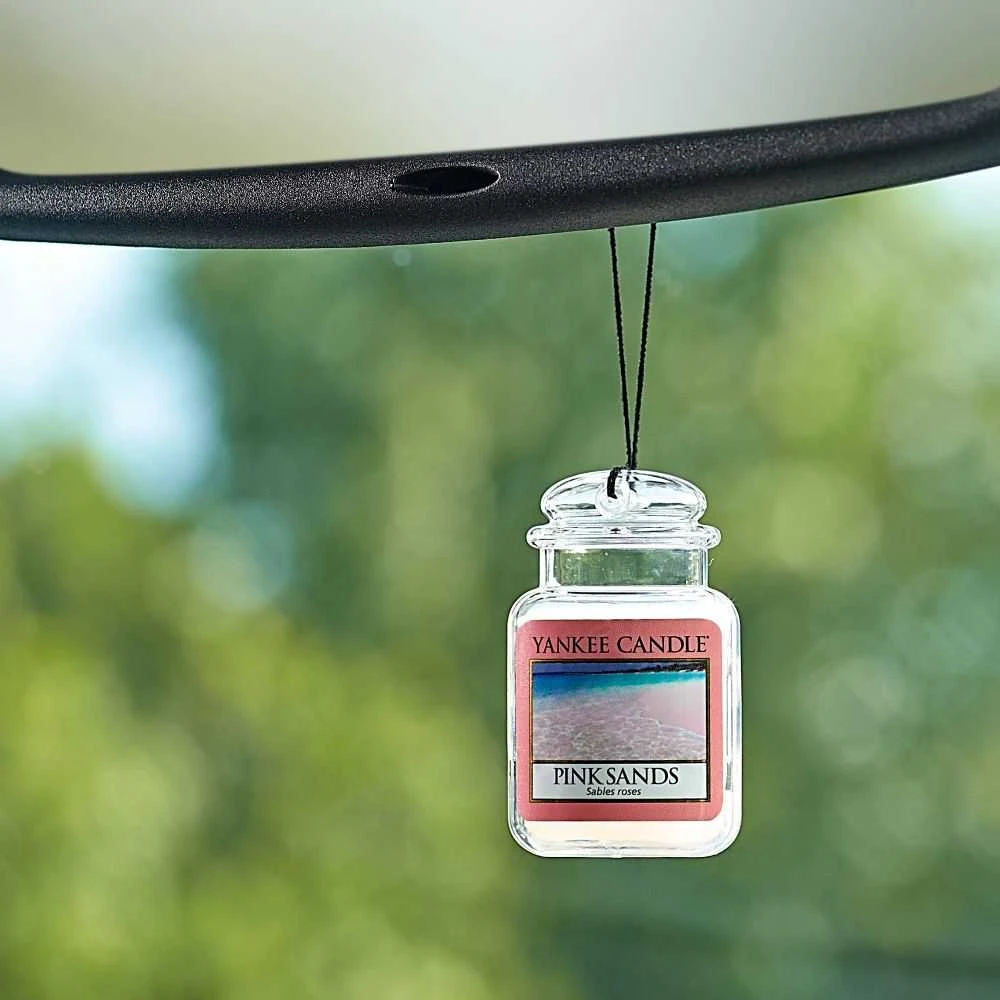 Yankee Candle automobilio kvapo žvakė „Ultimate Rožinė Sands“ 24 g
