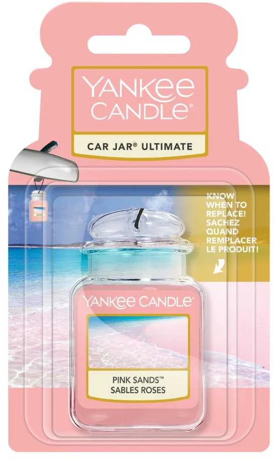 Yankee Candle automobilio kvapo žvakė „Ultimate Rožinė Sands“ 24 g