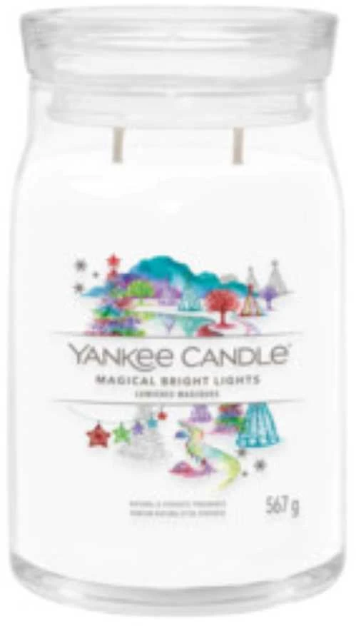 Yankee Candle aromatinė žvakė "Signature large glass Magical Bright Lights" 567 g