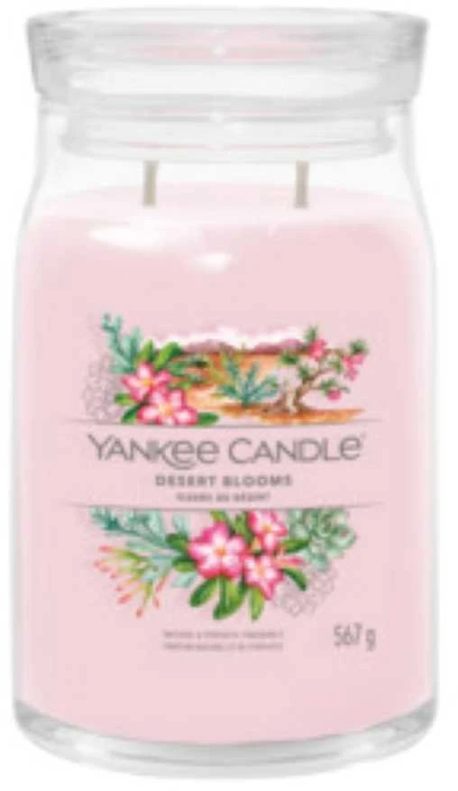 Yankee Candle Aromatinė žvakė Signatūrinis stiklas didelis Desert Blooms 567 g