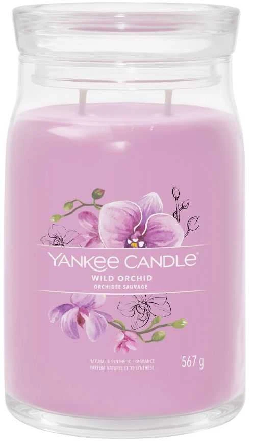 Yankee Candle Aromatinė žvakė Signature glass large Wild Orchid 567 g