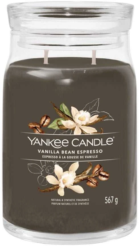 Yankee Candle Aromatinė žvakė "Signature" didelė stiklinė "Vanilla Bean Espresso" 567 g