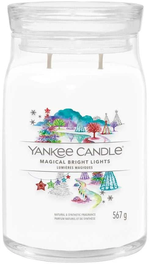 Yankee Candle aromatinė žvakė "Signature large glass Magical Bright Lights" 567 g