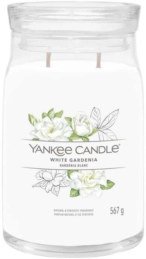 Yankee Candle Aromatinė žvakė "Signature large glass Baltas Gardenia" 567 g