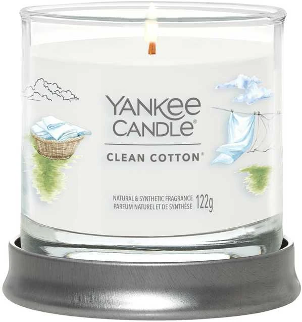 Yankee Candle „Yankee“ žvakių stiklinė „Clean Cotton“, 122 g
