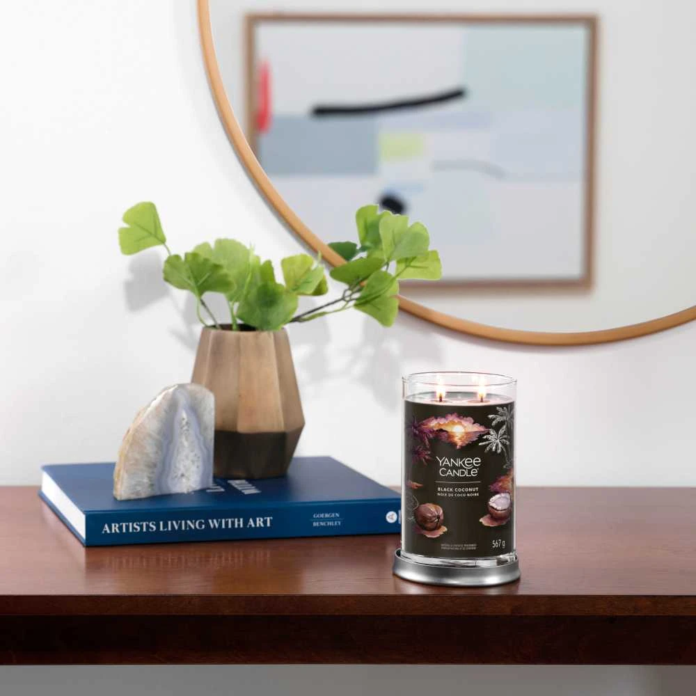Yankee Candle Aromatinė žvakė Signature tumbler large Juodas Coconut 567 g