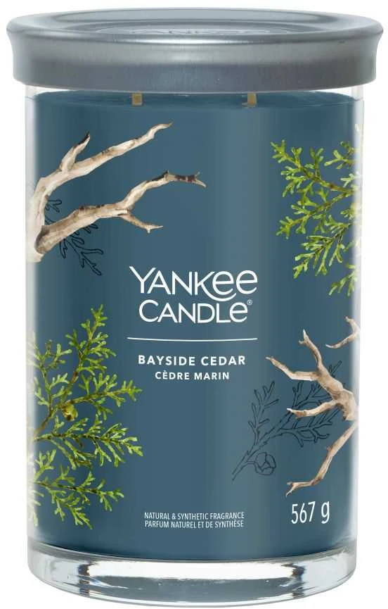 Yankee Candle Aromatinė žvakė Signature tumbler large Bayside Cedar 567 g