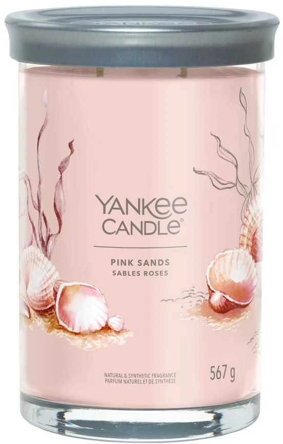 Yankee Candle Aromatinė žvakė Signature tumbler large Rožinė Sand 567 g