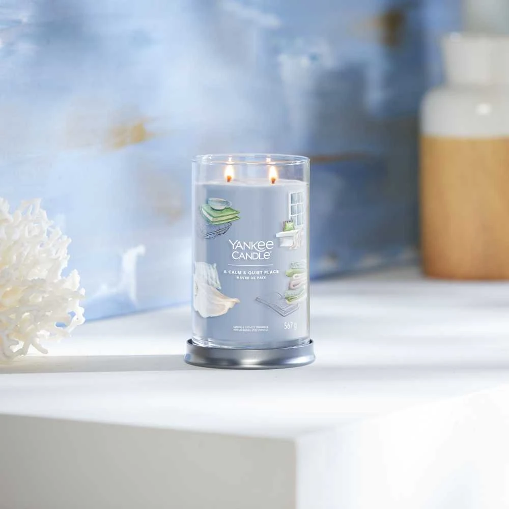 Yankee Candle Aromatinė žvakė Signature tumbler large Calm - Quiet Place 567 g