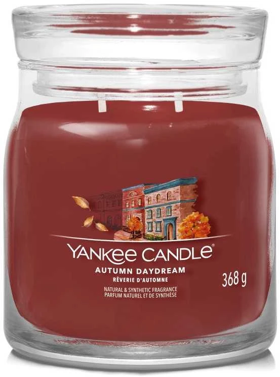 Yankee Candle Aromatinė žvakė Signature glass medium Autumn Daydream 368 g