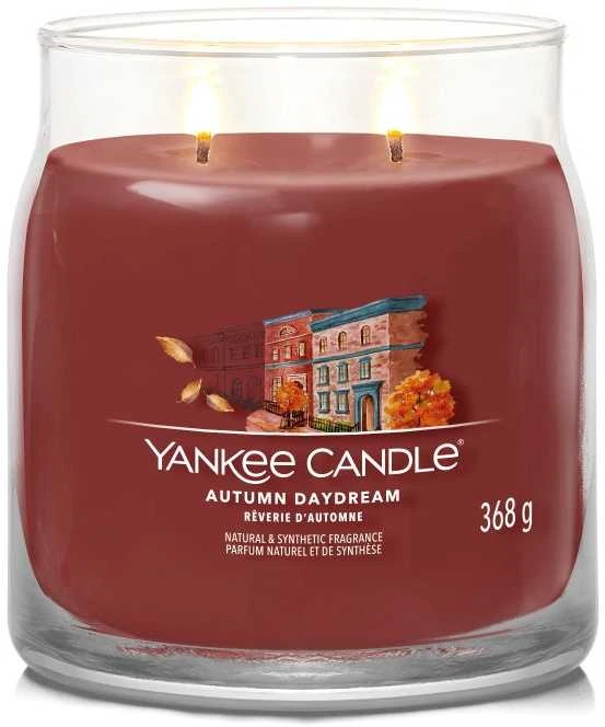 Yankee Candle Aromatinė žvakė Signature glass medium Autumn Daydream 368 g