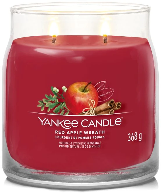 Yankee Candle žvakė „Raudona“ obuolių vainikas, 368 g