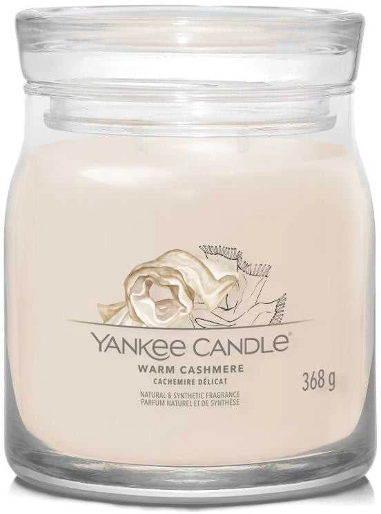 Yankee Candle Aromatinė žvakė Signature glass medium Warm Cashmere 368 g