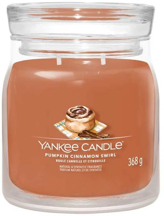 Yankee Candle Moliūgų ir cinamono sūkurys 368 g