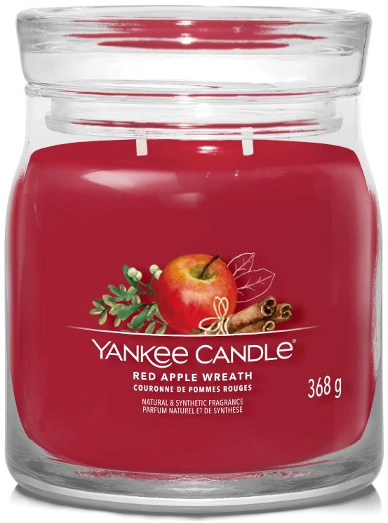 Yankee Candle žvakė „Raudona“ obuolių vainikas, 368 g
