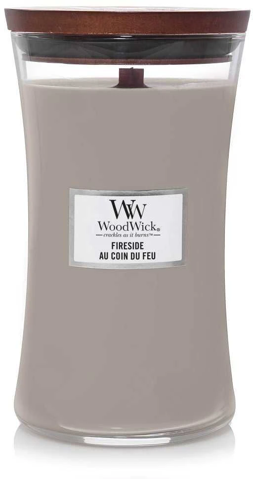 WoodWick Aromatinė žvakė (Fireside), 609,5 g