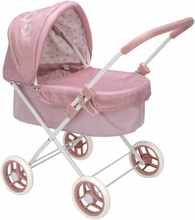 Arias lėlių vežimėlis su lopšiu, sulankstomas, metalo rėmas, 57 cm