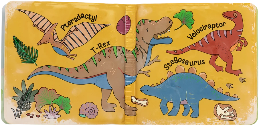 Magiška maudymosi knygelė, Dinozauras