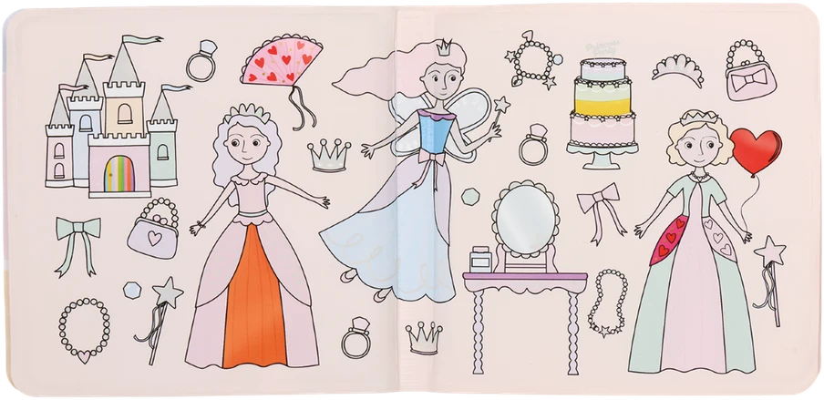 Magiška maudymosi knygelė, Princesės