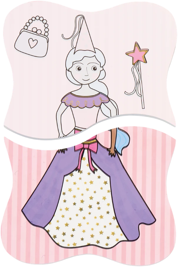 Magiškas maudymosi žaislas-dėlionė, Princesė