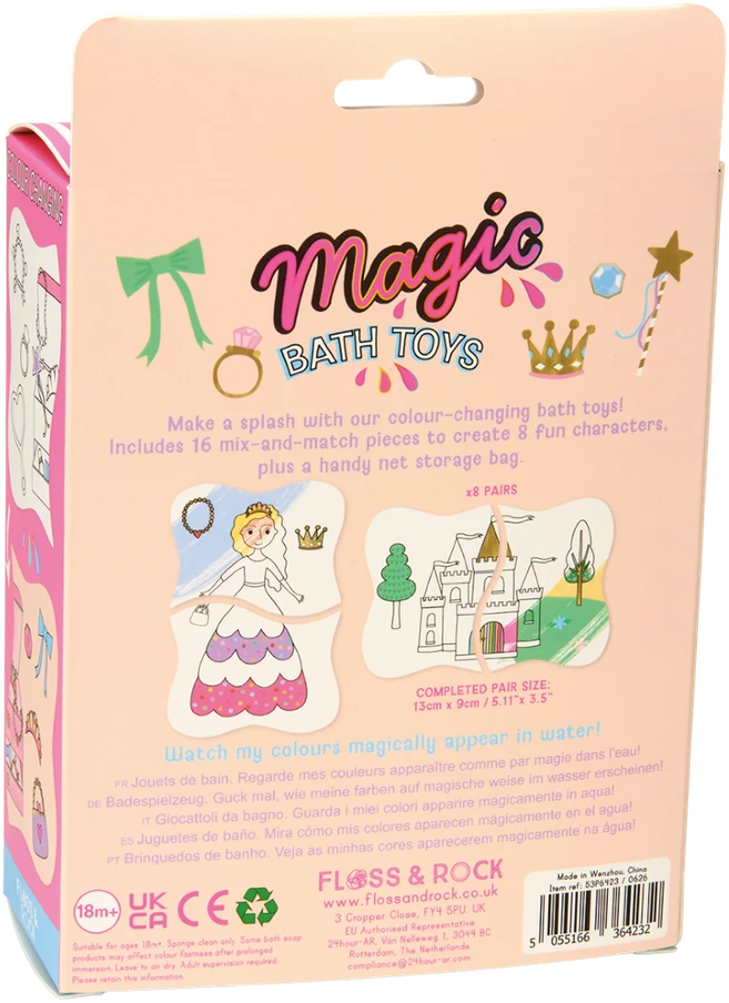 Magiškas maudymosi žaislas-dėlionė, Princesė