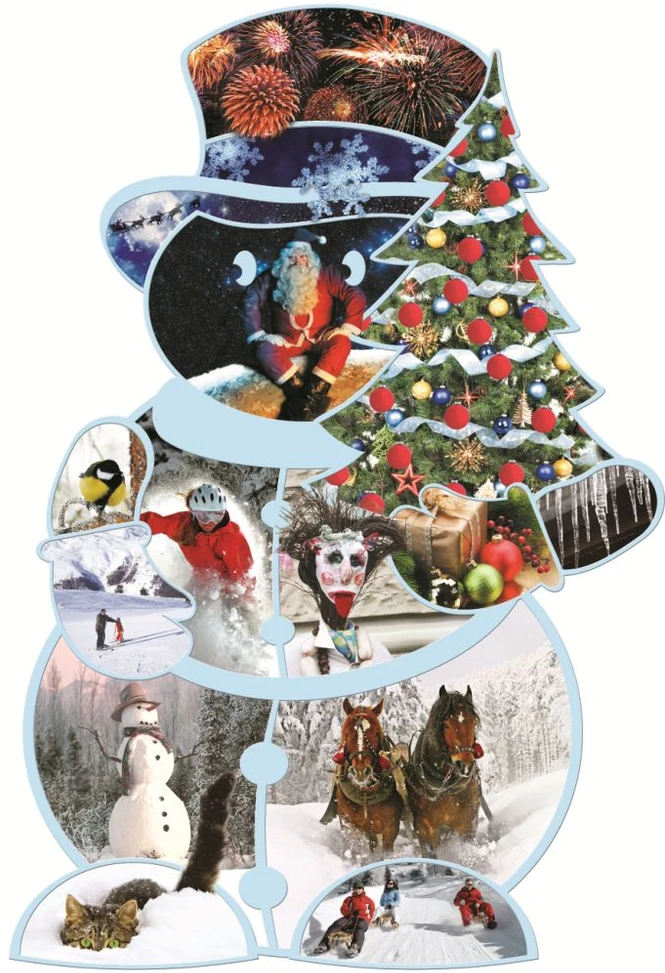 PIO Lavinanti maxi dėlionė SEASONS (Anglų kalba), 3-6 metų vaikams