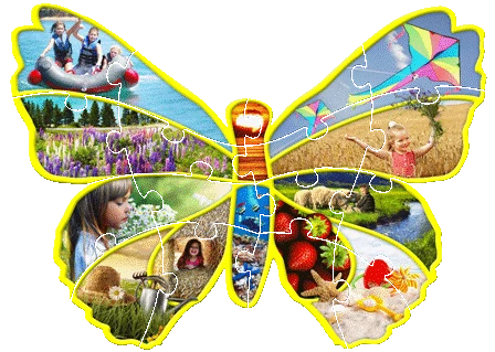 PIO Lavinanti maxi dėlionė SEASONS (Anglų kalba), 3-6 metų vaikams