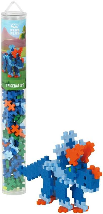 Plus Plus DINOZAURAI, Triceratopas, 100 vnt