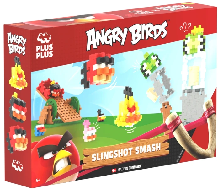 Plus Plus konstruktorius Angry Birds Katapultos smūgis
