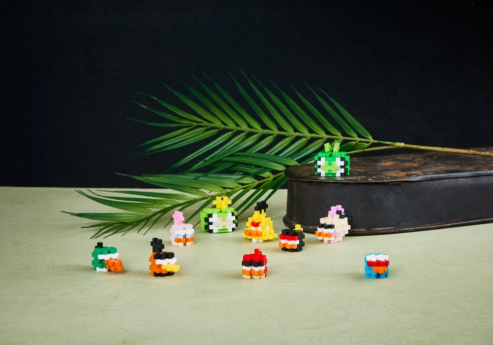 Plus Plus konstruktorius Angry Birds Katapultos smūgis