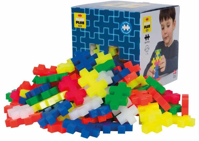 Plus Plus konstruktorius, DIDELĖS, neoninės, 100