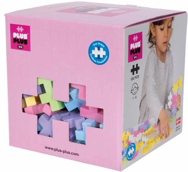 PlusPlus Plus Plus Big Pastel blokeliai 100 vnt.