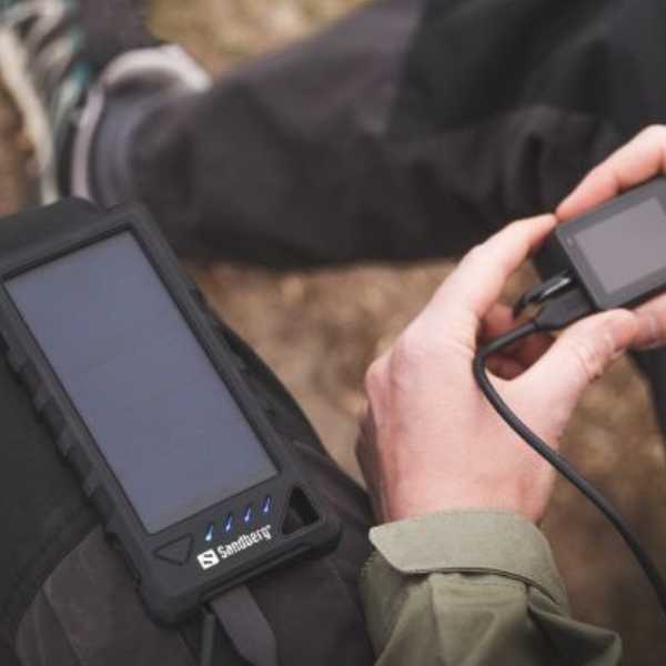 Nešiojamas įkroviklis Sandberg Outdoor Solar Powerbank 16000