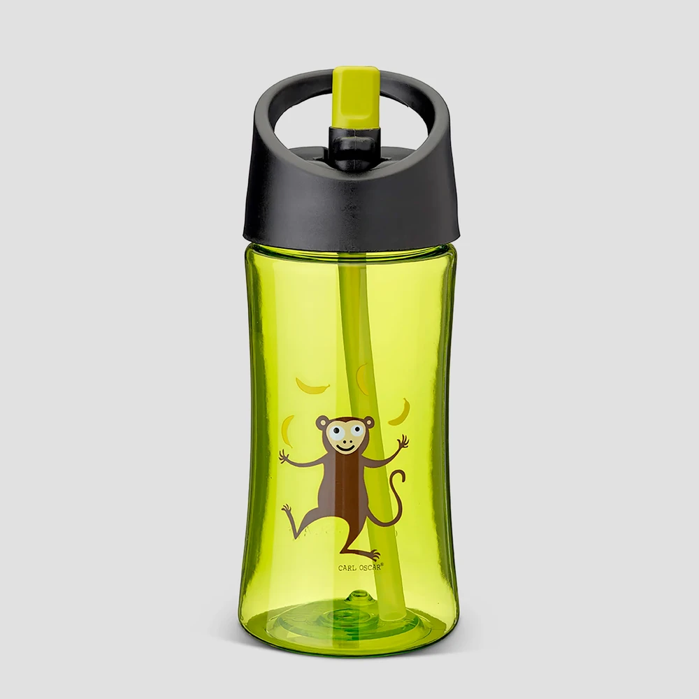 Vaikiška tritano gertuvė su šiaudeliu 350ml „BEŽDŽIONĖLĖ“ – BPA free