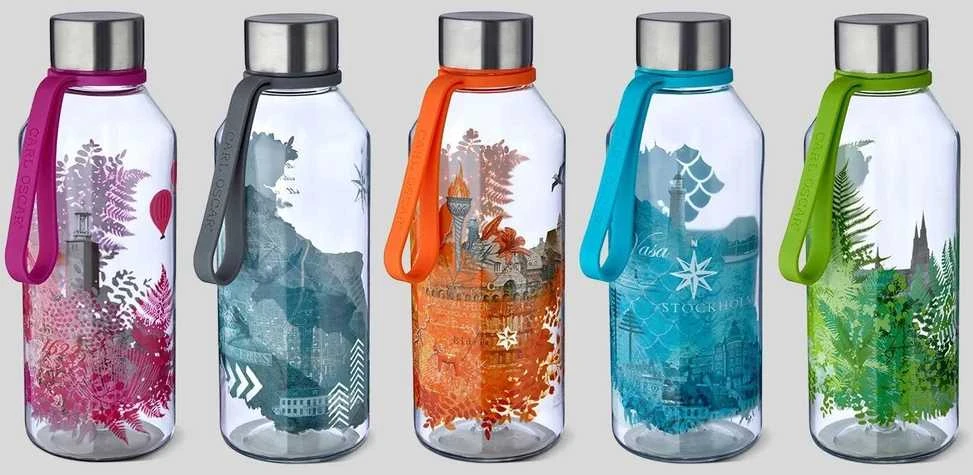 Carl Oscar WisdomFlask gertuvė 650ml - Vanduo - stilinga ir patogi vandens gertuvė kasdienai