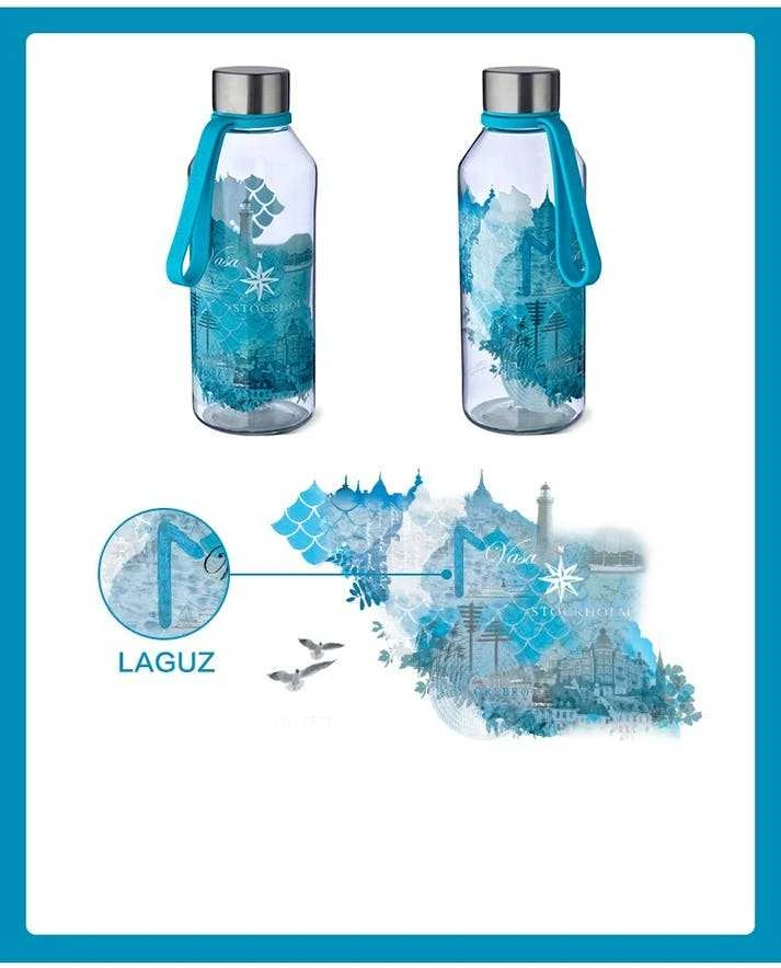Carl Oscar WisdomFlask gertuvė 650ml - Vanduo - stilinga ir patogi vandens gertuvė kasdienai