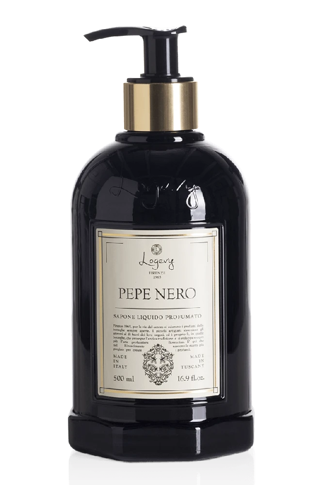 Logevy Firenze 1965 „PEPE NERO“ - Itališkas parfumuotas skystas muilas 500ml