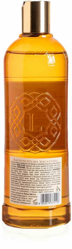 Logevy Firenze 1965 „Macadamia“ – Prabangus parfumuotas itališkas dušo gelis, 500 ml
