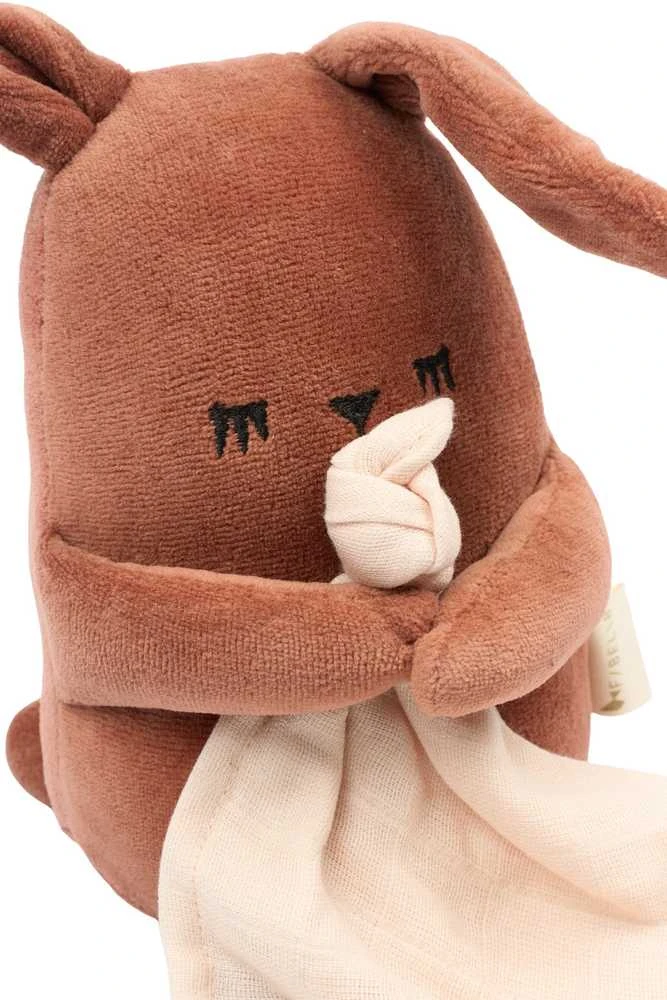 Luxkids Aps Fabbie Music Box Minkštas pliušinis muzikinis žaislas kūdikiams - Kiškis