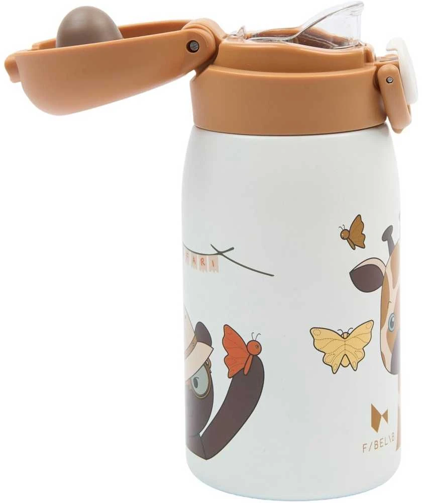 Luxkids Aps Vaikiška termo gertuvė FABELAB Giraf 320 ml